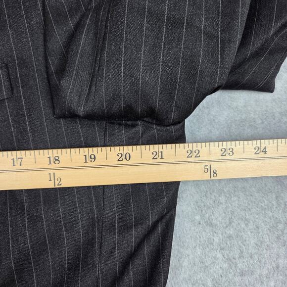 Hart Schaffner Marx Mens 42L Pinstripe Suit Jacket Made in USA Sport Coat Blazer - Picture 9 of 12